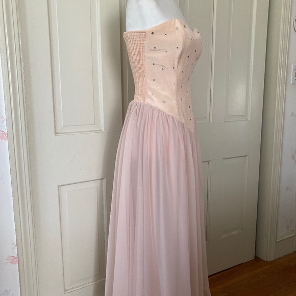 Positively Ellyn Vintage Strapless Evening Gown  SZ 7/8 - Picture 4 of 12
